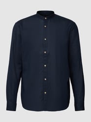 Tailored Fit Freizeithemd mit Stehkragen von MCNEAL Blau - 10