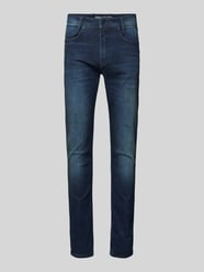 Slim Fit Jeans im 5-Pocket-Design Modell 'Arne' von MAC Blau - 7