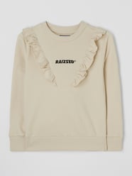 Sweatshirt mit Logo-Stickerei Modell 'Misurina'  von Raizzed Beige - 43