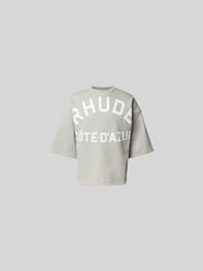 Oversized T-Shirt mit Label-Print von RHUDE - 4