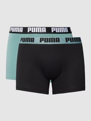 Trunks mit Label-Detail im 2er-Pack von Puma Türkis - 5