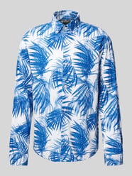 Koszula casualowa o kroju relaxed fit z mieszanki wiskozy i lnu od Tom Tailor Denim - 30