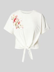T-Shirt mit Bindedetail Modell 'FABIAN' von YAS - 36