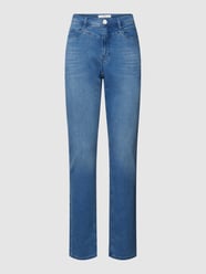 Jeans mit Label-Patch Modell 'Mary' von Brax - 4