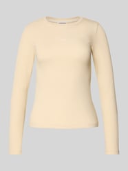 Bluzka z długim rękawem z wyhaftowanym logo od Guess Jeans - 17