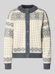 Strickjacke aus Wolle im Allover-Look Modell 'HANNAH' von Dale of Norway - 47