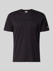 T-shirt z przeszyciem z logo z okrągłym dekoltem od Champion - 24