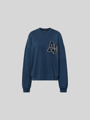 Oversized Sweatshirt mit Logo-Patch von Anine Bing - 20