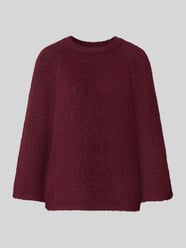 Gebreide pullover met raglanmouwen van FREE/QUENT Bordeaux - 38