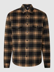 Hemdjacke mit Tartan-Karo Modell 'Neoterio' von BOSS Beige - 30