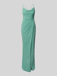 Abendkleid mit Wasserfall-Ausschnitt von Jake*s Cocktail - 14