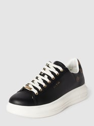 Sneakers met labeldetails, model 'VIBO' van Guess Zwart - 17