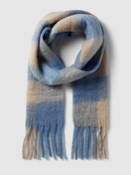Schal mit Fransen von Jake*s Casual Blau / Türkis - 1