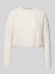 Gebreide pullover met ronde hals, model 'CLARINO' van Marella - 8