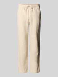 Regular Fit Leinenhose mit Eingrifftaschen Modell 'Patrick' von Les Deux Beige - 4