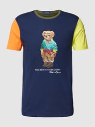 T-Shirt mit Label-Print von Polo Ralph Lauren Blau - 35