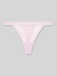 String aus Spitze mit Logo Bund von Tommy Hilfiger Pink - 13