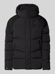 Kurtka puchowa z naszywką z logo model 'CROWN' od Blauer USA - 3