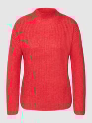 Gebreide pullover met opstaande kraag, model 'SANDRICKY' van HUGO Rood - 30