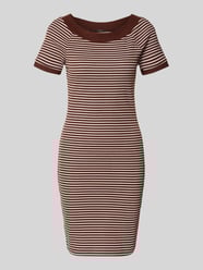 T-Shirt-Kleid in Ripp-Optik mit Rundhalsausschnitt von Zero - 10