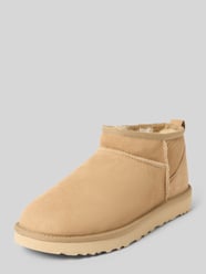 Boots mit Zugschlaufe Modell 'CLASSIC ULTRA MINI' von UGG Beige - 5