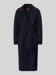 Płaszcz wełniany o kroju relaxed fit z domieszką jedwabiu i kaszmiru model „MSTCLES” od Max Mara Studio - 9