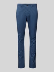 Slim Fit Chino mit Gesäßtaschen von Tommy Hilfiger Blau - 35