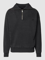 Sweatshirt mit Stehkragen Modell 'ELIANO' von Drykorn Grau - 5