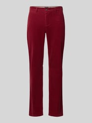 Slim Fit Cordhose mit Gesäßtaschen von MCNEAL Bordeaux - 40