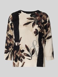 Sweter z dzianiny z okrągłym dekoltem od Betty Barclay - 20