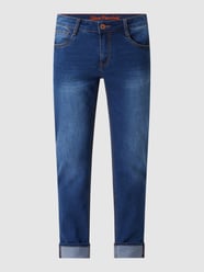 Slim Fit Jeans mit Stretch-Anteil Modell 'David' von Blue Monkey Blau - 32