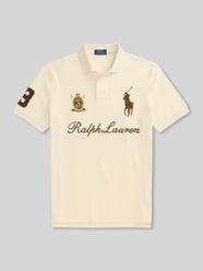 Regular Fit Poloshirt aus reiner Baumwolle mit Patches und Stitchings von Polo Ralph Lauren Beige - 1