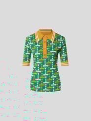 Poloshirt mit Allover-Label von Dodo bar Or Grün - 5