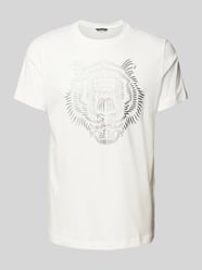 T-Shirt mit Motiv-Print von Antony Morato Weiß - 12