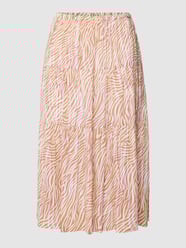 Midirock mit Allover-Muster Modell 'CYRUS' von Cinque Beige - 4