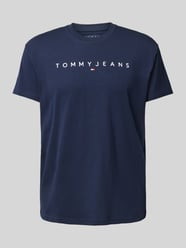 T-shirt z wyhaftowanym logo od Tommy Jeans - 35