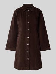 Knielanges Hemdblusenkleid aus Cord Modell 'DASIK' von b.young - 7