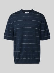 Regular fit gebreid shirt van een mix van katoen en linnen, model 'BERG SUN' van SELECTED HOMME - 39