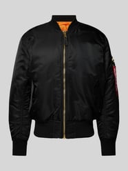 Bomberjacke mit Stehkragen von Alpha Industries Schwarz - 46