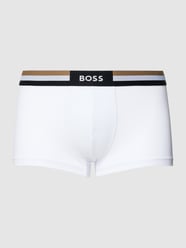 Boxershort met elastische band met logo, model 'Motion' van BOSS Wit - 39