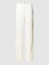 Relaxed Fit Hose mit Woll-Anteil Modell 'smoking' von Mango Weiß - 36