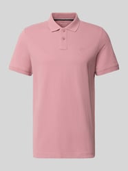 Regular fit poloshirt van katoenmix van Tom Tailor Fuchsia - 35