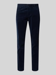 Regular Fit Cordhose mit Knopfverschluss Modell 'MONZA' von GABBA Blau - 11