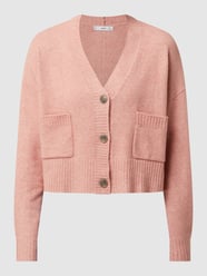 Boxy Fit Cardigan mit überschnittenen Schultern von Mango Pink - 1