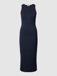 Midi-jurk met ronde hals, model 'MAMMOLA' van MaxMara Leisure Blauw / turquoise - 30