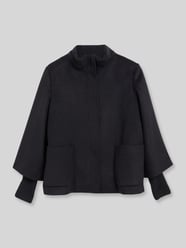 Webpelzjacke mit geripptem Stehkragen von s.Oliver BLACK LABEL - 28