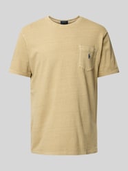 T-shirt met labelstitching van Polo Ralph Lauren Beige - 19