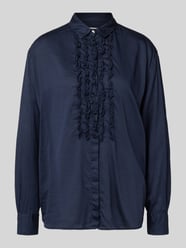 Overhemdblouse met blinde knoopsluiting, model 'DANA' van 0039 Italy - 36