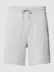 Sweatshorts met labelapplicatie, model 'SEWALK' van BOSS Orange Grijs - 8