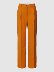 Broek met knoop- en ritssluiting, model 'NUMERCEDES' van Nümph Oranje - 35